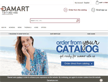 Tablet Screenshot of damartusa.com